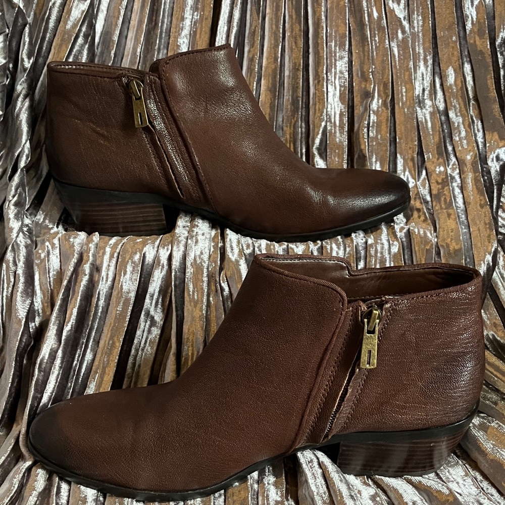 Sam Edelman Brown Ankle Booties - Petty Size 10